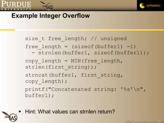 8.Integer Overflows | PPT