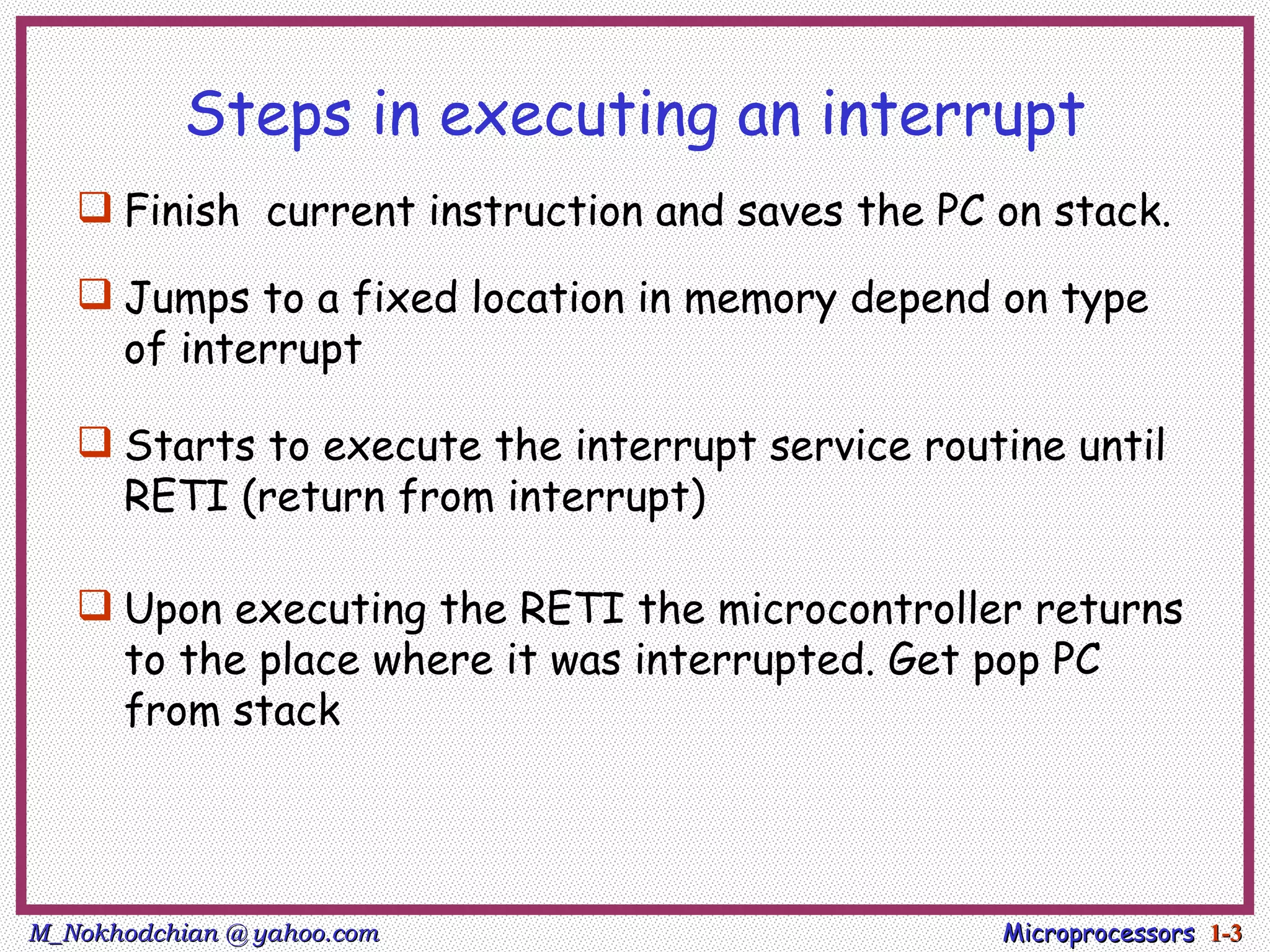 8 interrupt 8051 | PPT