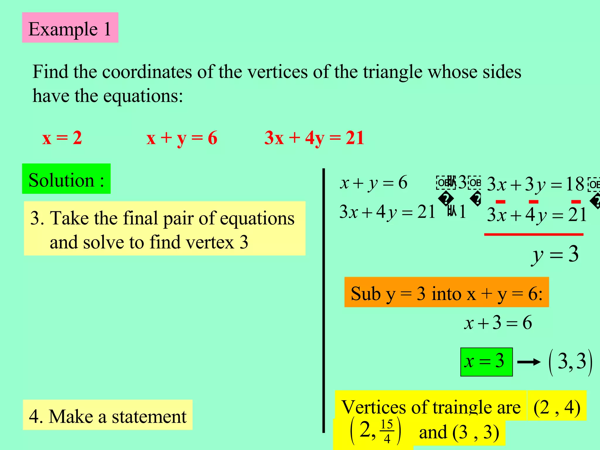 8 Intersection Of Straight Lines PPT 8-intersection-of-straight-lines-ppt