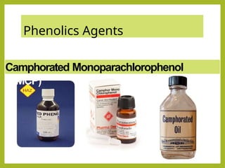 Phenolics Agents
Camphorated Monoparachlorophenol
(CMCP)
 