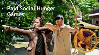 Paid Social Hunger
Games
 