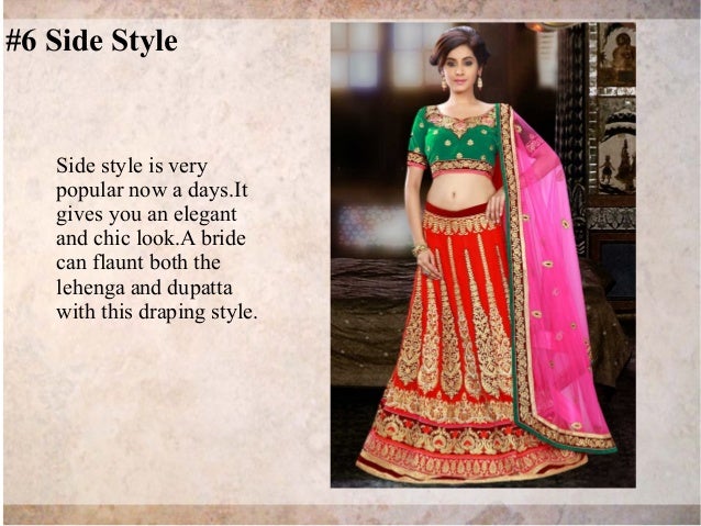 8 Bridal Lehenga Draping Style