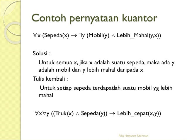 Matematika Diskrit Logika Predikat