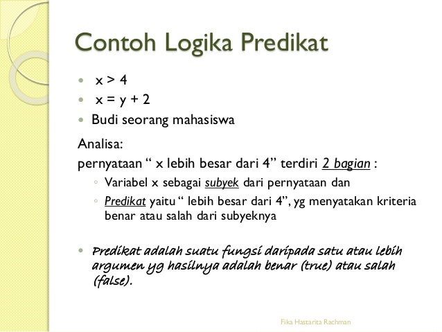 8 Logika Predikat