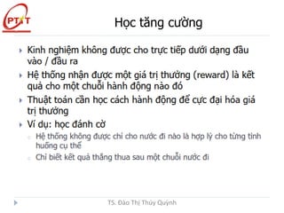 Học tăng cường
TS. Đào Thị Thúy Quỳnh
 