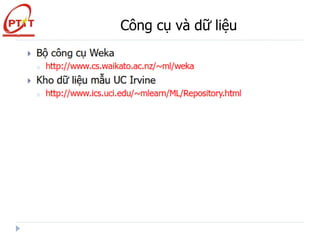 Công cụ và dữ liệu
 