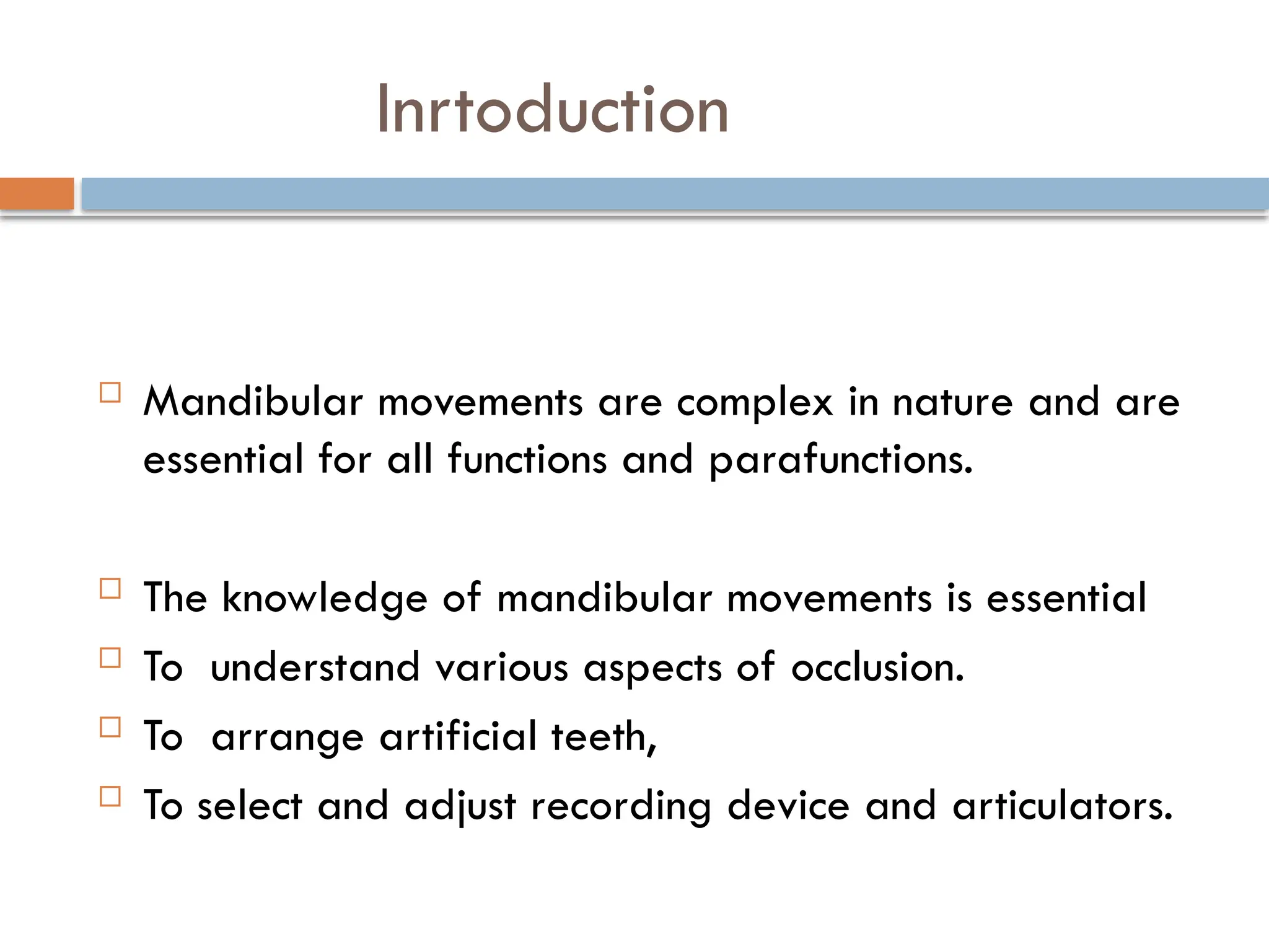 8-mandibular movement.power point presentation | PPT