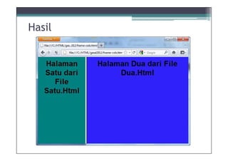 Hasil
 