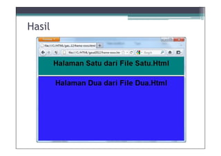 Hasil
 