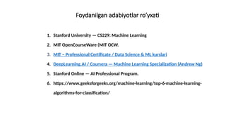 Machine learning in python 8-topicML.pptx