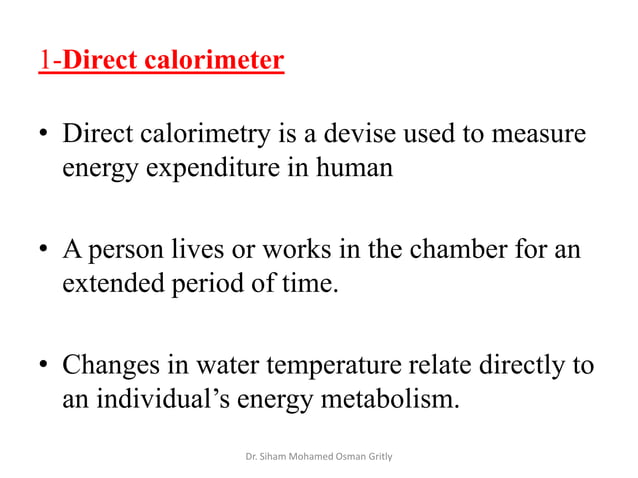 8 Measurement Of Energy Expenditure In Athletes PPT