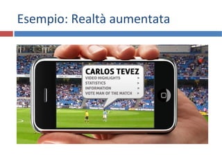 Esempio: Realtà aumentata
 