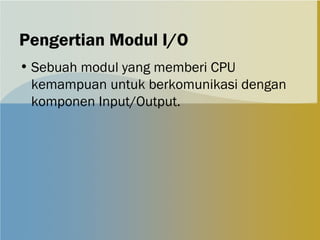 8. modul input & output | PPT