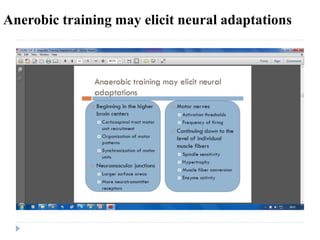 Effects and adaptations of Nervous System to exercise | PPT