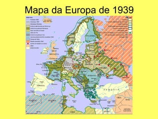 Mapa da Europa de 1939 