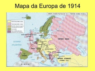 Mapa da Europa de 1914 