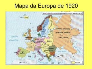 Mapa da Europa de 1920 