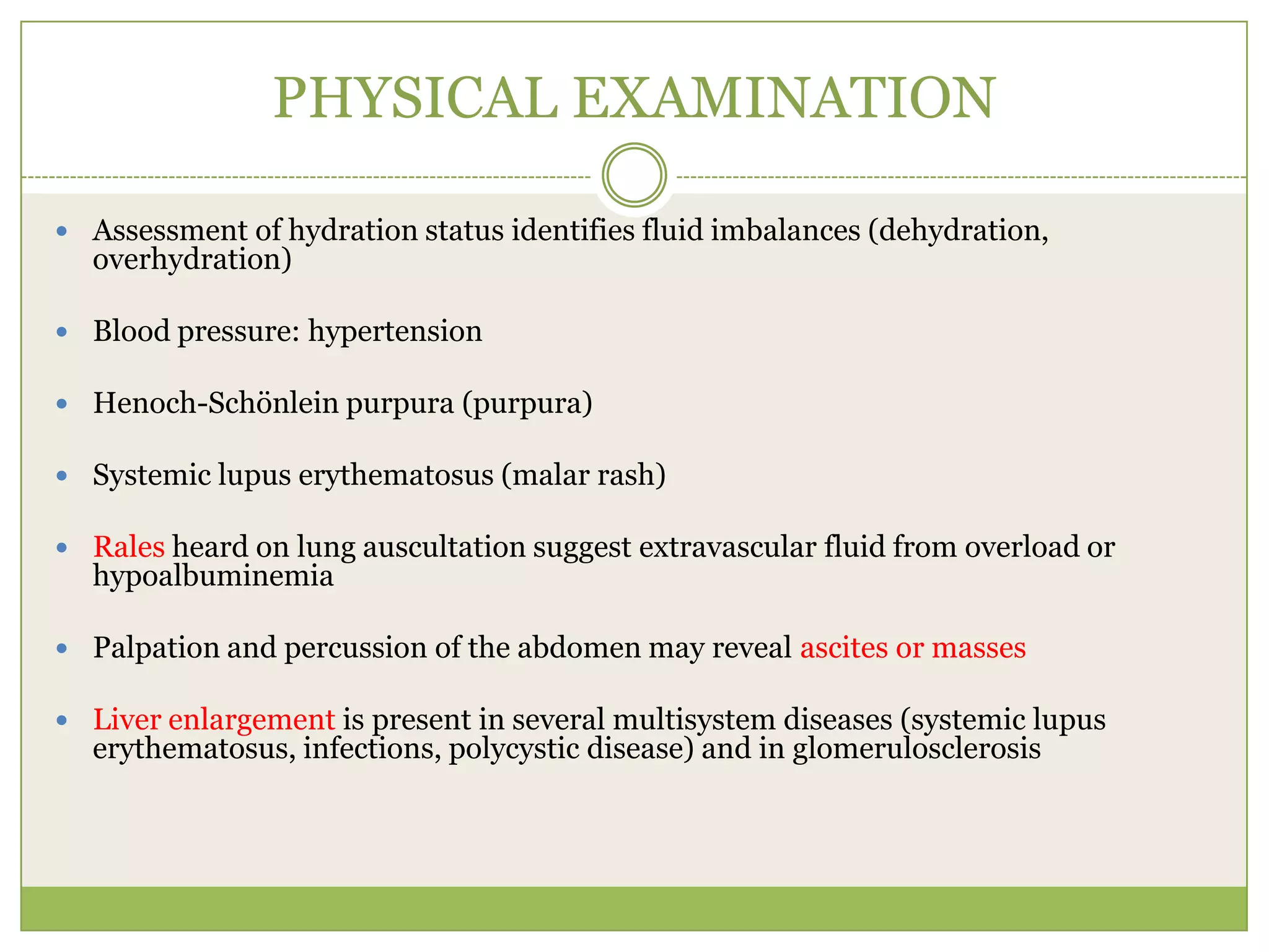 PATHOPHYSIOLOGYPrimary disorder: