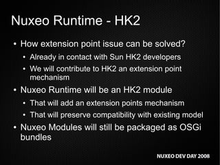 Nuxeo Runtime 2: OSGi, Glassfish support, etc