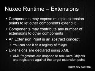 Nuxeo Runtime 2: OSGi, Glassfish support, etc