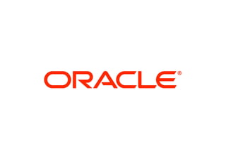 © 2010 Oracle and/or its affiliates 1
 
