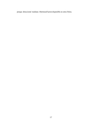 17
porque direccional mediana AberturasFueron disponible en estos Sitios.
 