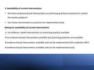 HEALTH ISSUE AS A PUBLIC HEALTH PROBLEM | PPTX