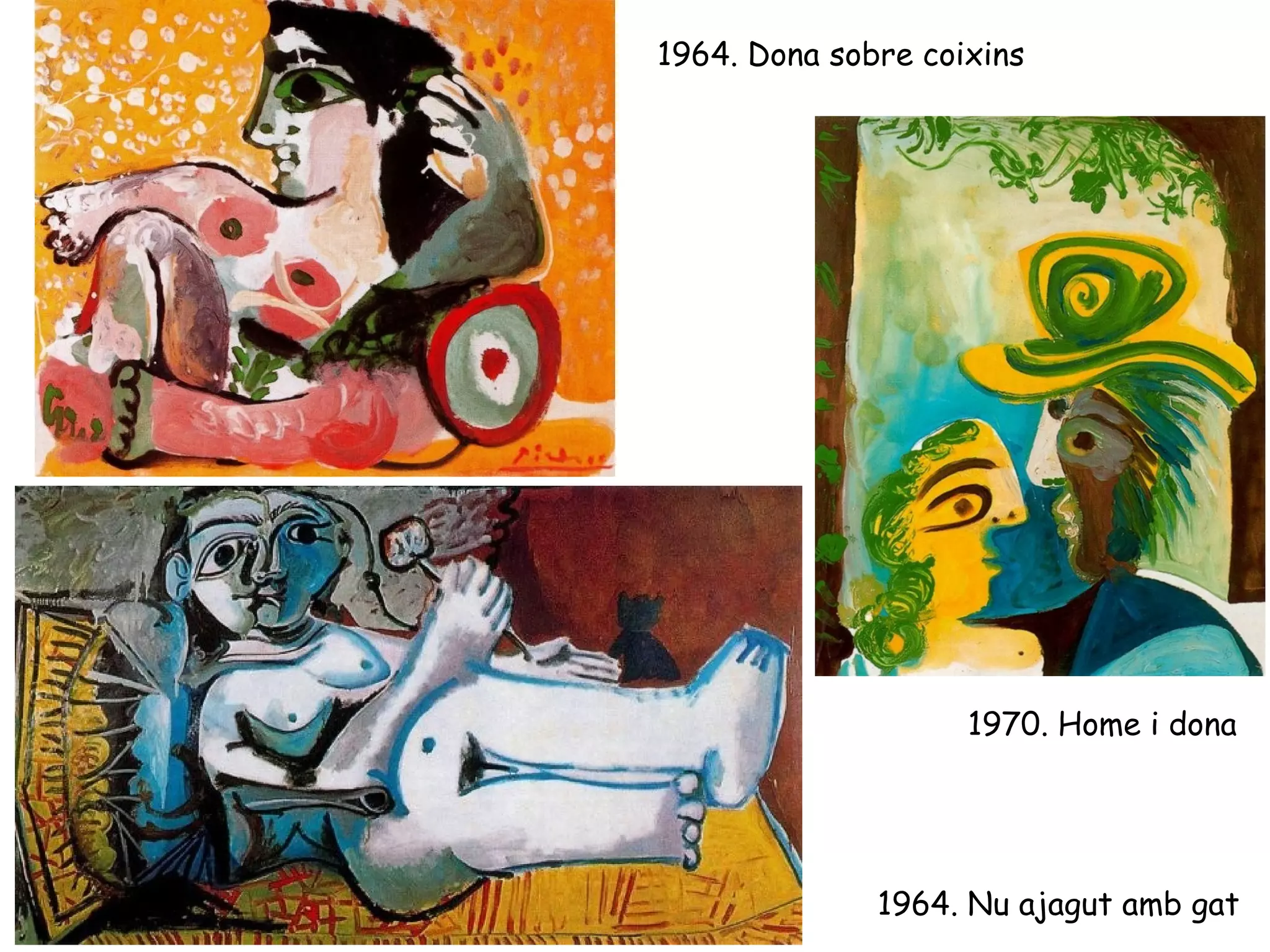 1964. Dona sobre coixins




                    1970. Home i dona




              1964. Nu ajagut amb gat
 