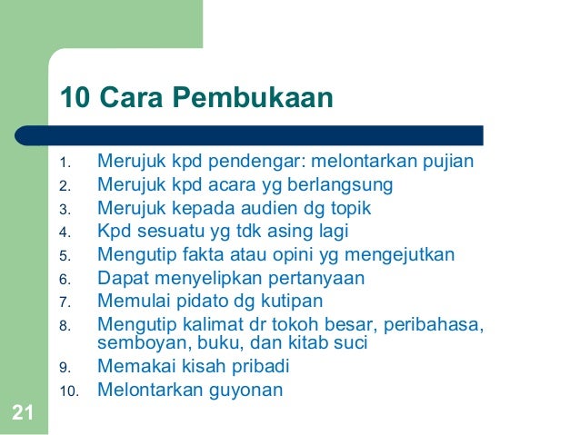 Pembukaan Ceramah Lucu