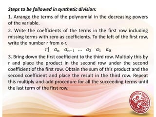 Determine the value of the function with the use of the Remainder Theorem.