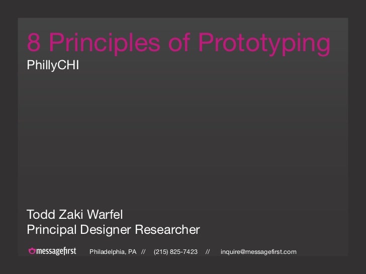 8 Principles Of Prototyping
