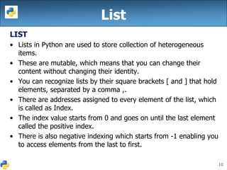 8 python data structure-1 | PDF | Programming Languages | Computing