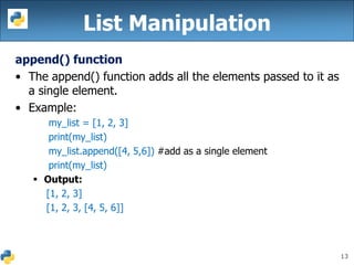8 python data structure-1 | PDF | Programming Languages | Computing