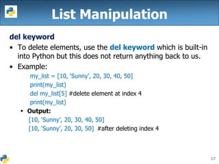 8 python data structure-1 | PDF | Programming Languages | Computing