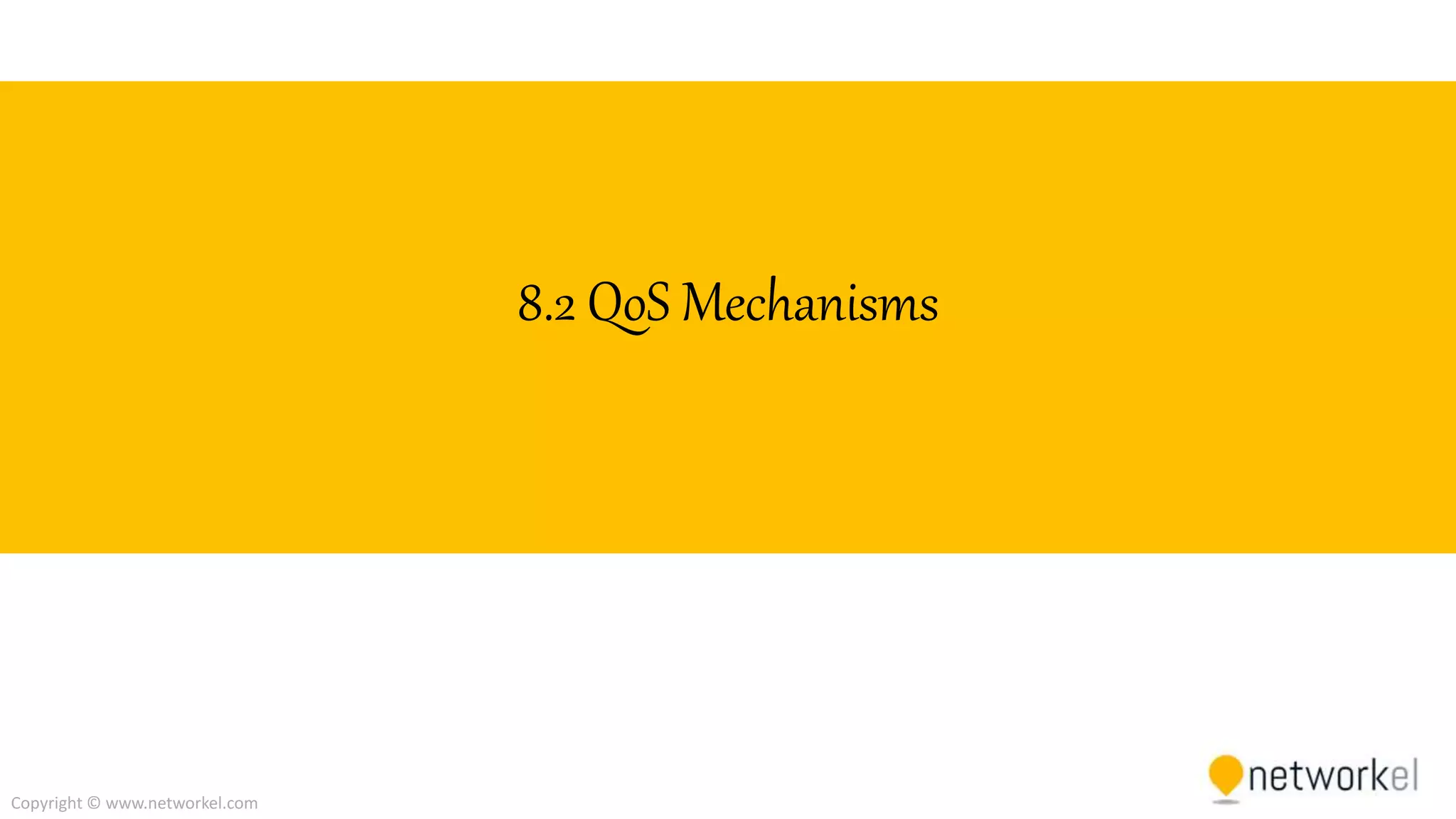 Copyright © www.networkel.com
8.2 QoS Mechanisms
 