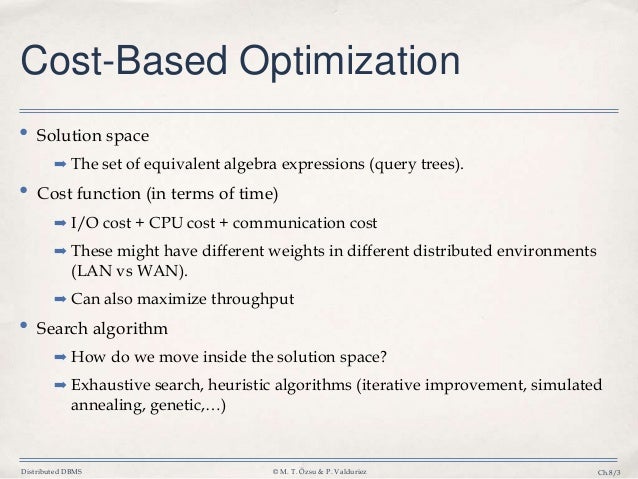 query optimization ppt Query processing and query optimization.