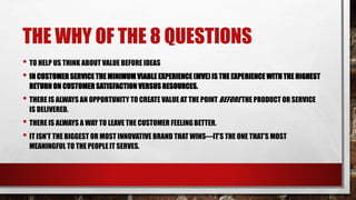 8 questions to focus on creating value | PPTX