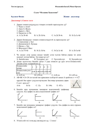 8 r angi mexanik xodolgoon | PDF