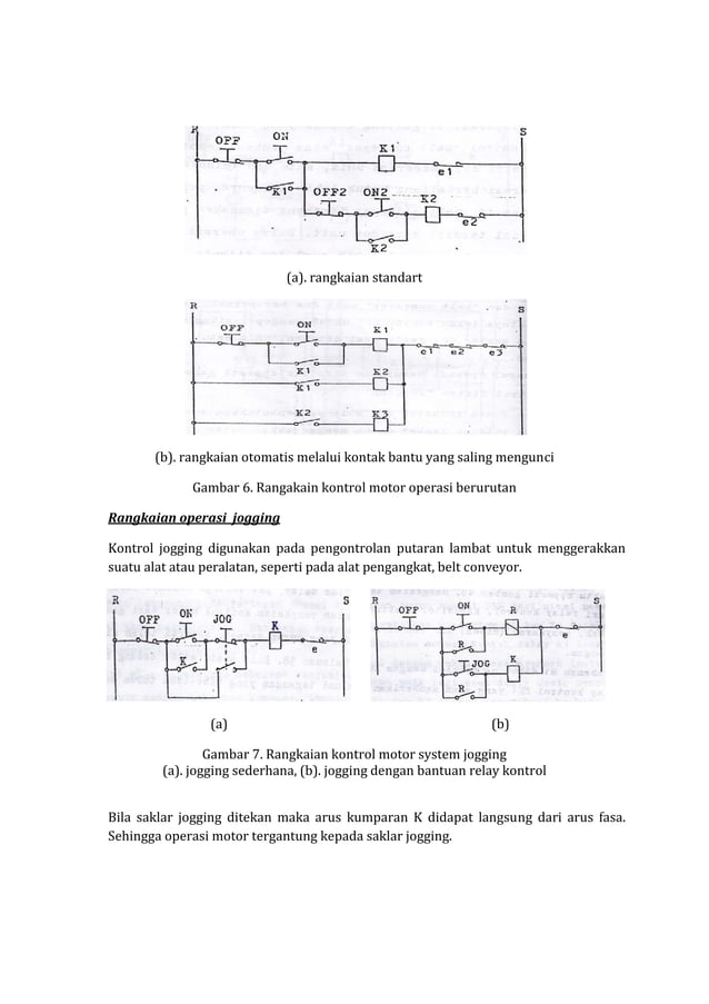 8 rangkaian-dasar-kontrol-motor-listrik | PDF