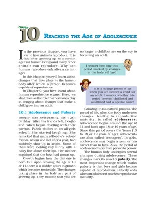 8 reaching the age of adolescence | PDF