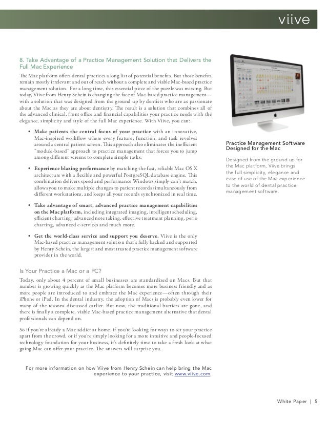 reasons for a business to provide support for mac os x