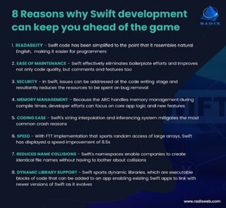 8 Reasons why Swift development can keep you ahead of the game