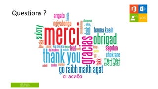 aOS Genève
22 juin 2017
Questions ?
 