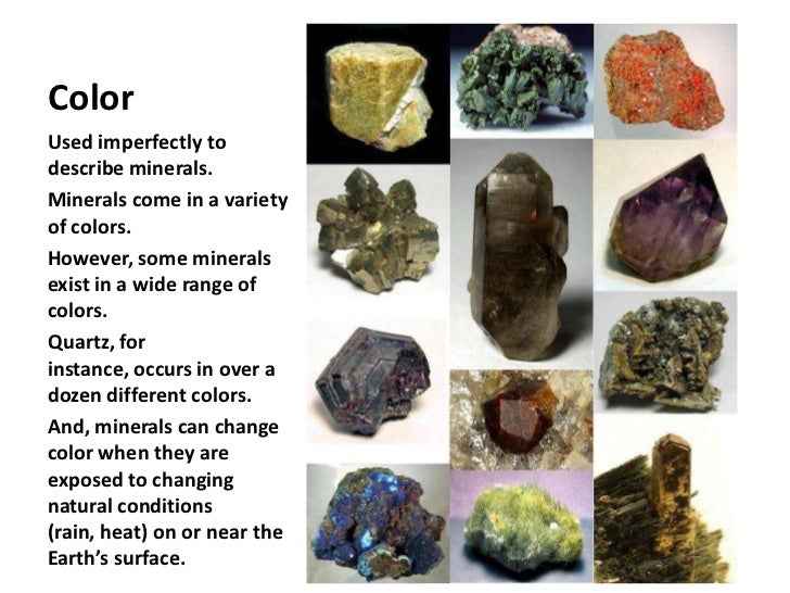 8. rocks & minerals
