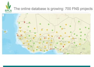 The online database is growing: 700 FNS projects
 
