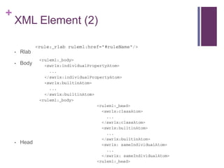 +

XML Element (2)
•

Rlab

•

Body

•

Head

 