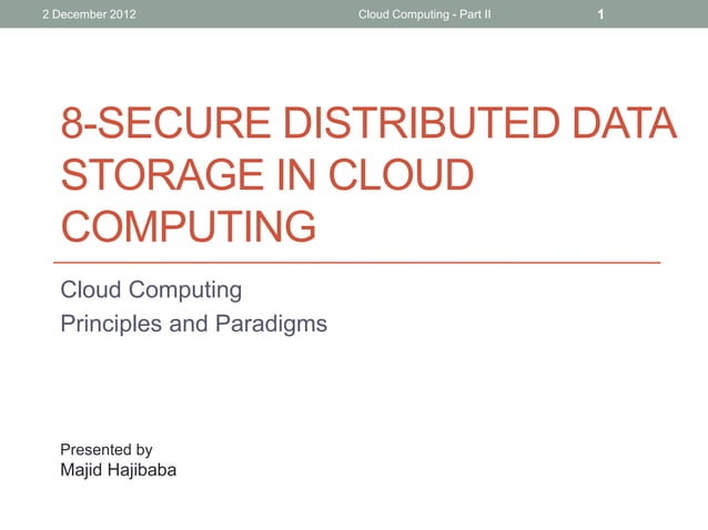 8 secure distributed data storage in cloud computing | PPTX | Cloud ...