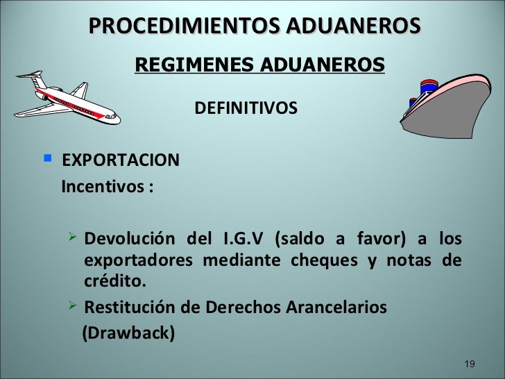 8 semana sistema aduanero peruano