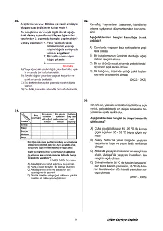 9 DDDDiiiiğğğeeeerrrr SSSSaaaayyyyffffaaaayyyyaaaa GGGGeeeeçççiiiinnnniiiizzzz 
33330000.... 
33331111.... 
33332222.... 
33333333.... 
 