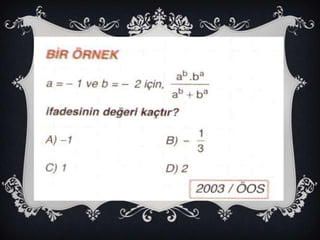 8.SINIF - ÜSLÜ SAYILAR 2 (SLAYT)